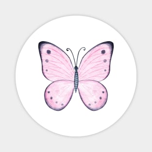 pink butterfly Magnet